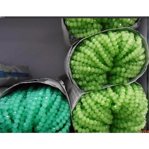 !AA+ Quality 6MM Candy Color 50piece/lot Round Faceted Glass String Beads Crystal Rondelles White/Black/Red/Green/Yel ly