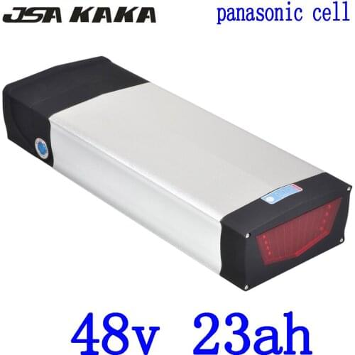 48V 1000W 1500W 2000W Ebike battery 48V Lithium Battery 48V 20AH 23AH 26AH Electric Bike Battery use panasonic cell +2A charger
