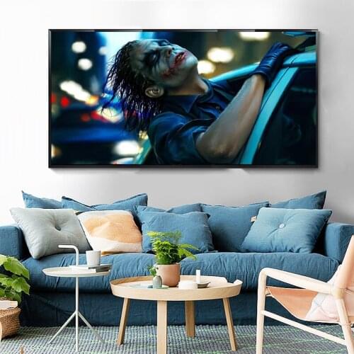 Wall Paintings Modern Moive Posters and Prints Wall Art Canvas Painting Joker Pictures for Living Room Cuadros Decor No Frame