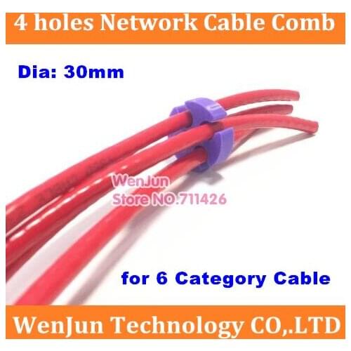 6 category Network module network cable lines comb machine Wire harness Arrangement for computer room / Office / Home 4 holes