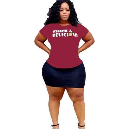 Special offer summer classic black letter print o neck short sleeve t shirts 2020 plus size high street cotton tops streetwear