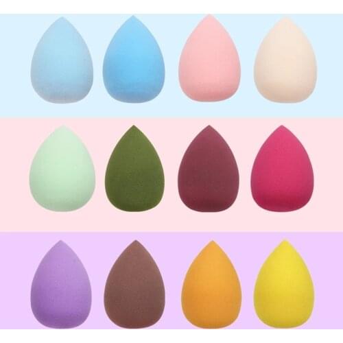 1pcs Cosmetic puff Washable cleansing sponge Beauty Foundation makeup Powder Cream Sponge for cosmetics female water drop shape