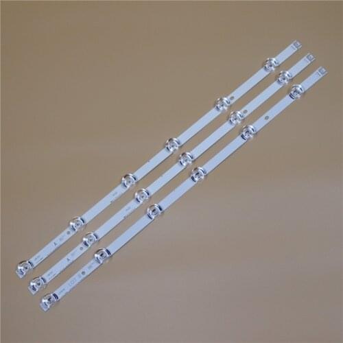 TV LED Bars For LG 32LX320C 32LX330C 32LX330H 32LX340H 32LX530S 32LX560H 32LX570H LED Backlight Strip Kit 6LED Lamp Lens 3 Bands
