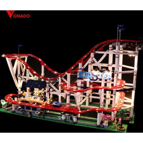 Led Light Set For 10261the Roller Coaster Compatible 15039 City Creator Building Blocks Bricks Toys Only Light