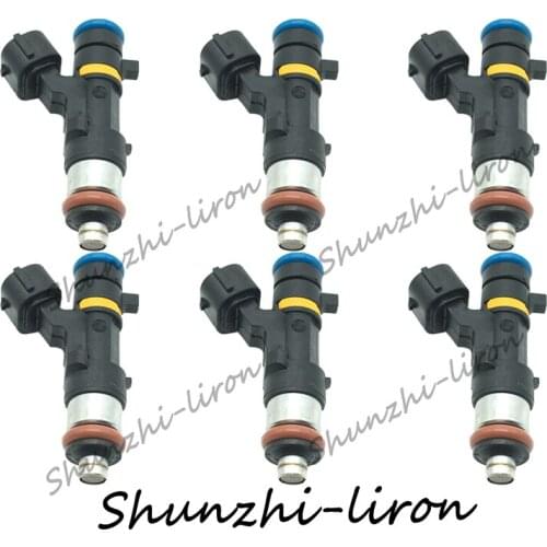 6pcs 0280158042 16600-CD700 Fuel injector for Nissan 350Z 2003~2006 Murano 2004~2007 3.5L V6