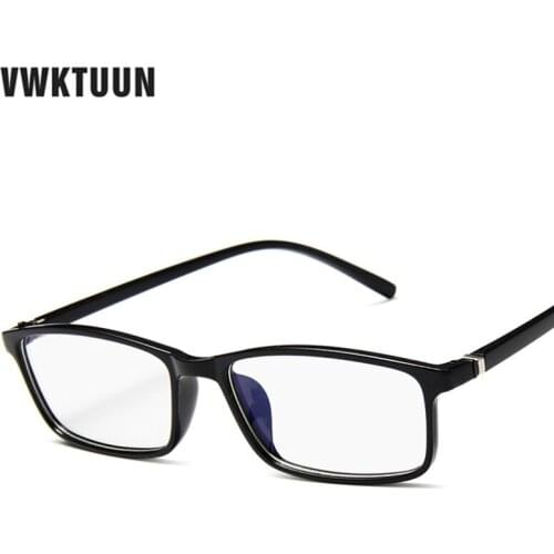 VWKTUUN Glasses Frames Rectangle Glasses Frame Women Men Eyewear Myopia Frames Geometric PC Frame Eyeglasses Frames