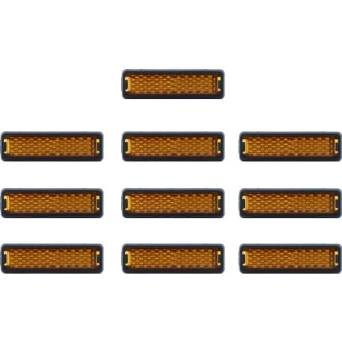 10 Pieces Cycling Pedal Reflector Riding Night Warning Reflective Light