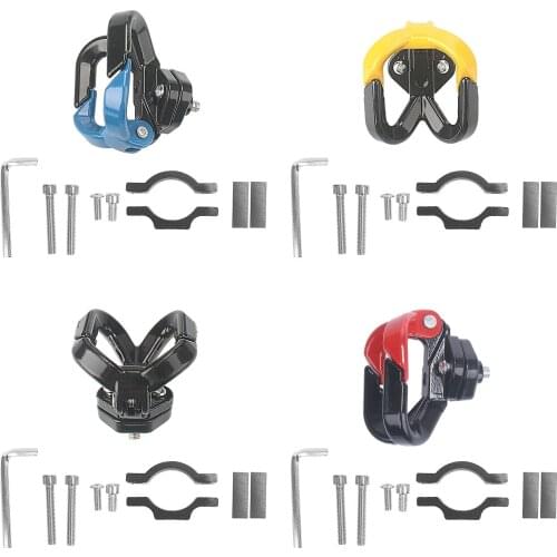 Aluminum Front Double Hook Claw Hanger Gadget Hanging Hook with Fixed Ring for Xiaomi M365 Pro Electric Scooters Accessories