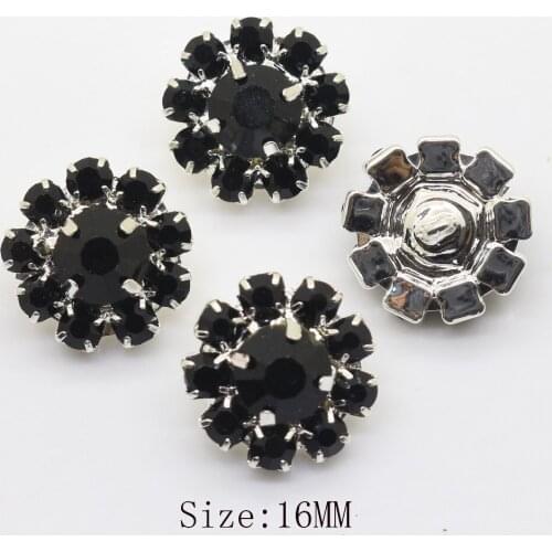 10Pc/16MM Black metal sewing buttons/ For Clothing jeans button craft supplies Decoration