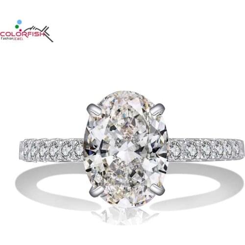 Кольца с кристаллами COLORFISH China At AliExpress