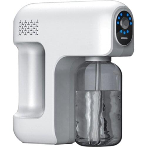 Electric USB Sprayer Nano Atomization Fogger Machine Home Disinfection Nano Steam Spray Guns Blue Light Disinfection Sprayer