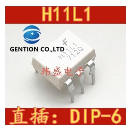 10PCS Coupling of photoelectric coupler H11L1M H11L1 DIP-6 light in stock 100% new and original