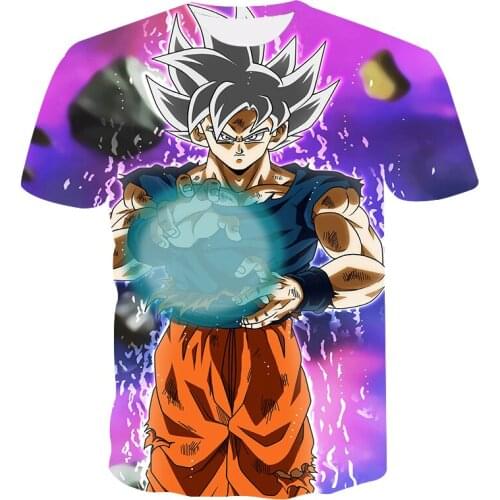 Mens and womens 3D anime T-shirt Harajuku hip-hop fashion shirt casual youth fitness shirt summer loose adult plus size