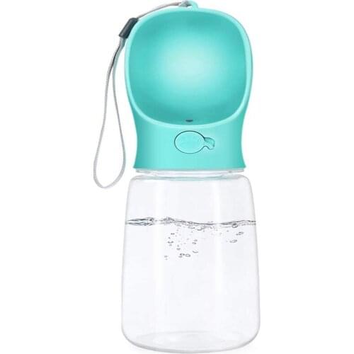 Dog Water Bottle Leak Proof Portable Dog Water Dispenser Lightweight Dog Travel Water Bottle Bowl for Walking BPA-Free