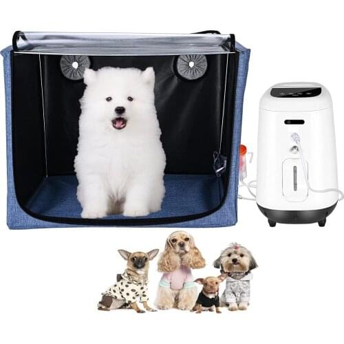 Pet Oxygen Cage Atomization Box Dog Cat Portable Carry Bag Breathing Respiratory Pet Baby Breeding Pet Hotel Animal Cage New