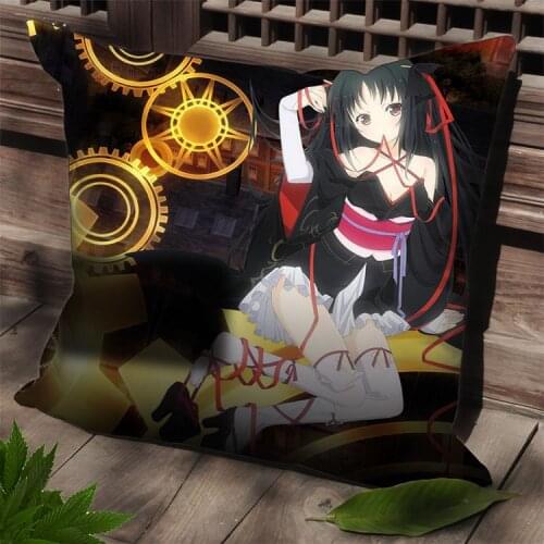 Hobby Express Unbreakable Machine Doll Anime Cushion Case Square Dakimakura Pillow Cover Beautiful Yaya SPC78