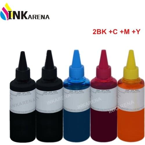INKARENA 500ml Universal Dye Refill Ink kit Replacement For HP for Epson Ink for Canon inkjet Cartridge Printer Ciss tank System