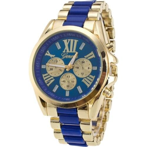 New Arrive Famous Brand Women Stainless Steel Quartz Watch Military Crystal Casual Analog Watches Clocks Hours Reloj Mujer 17917