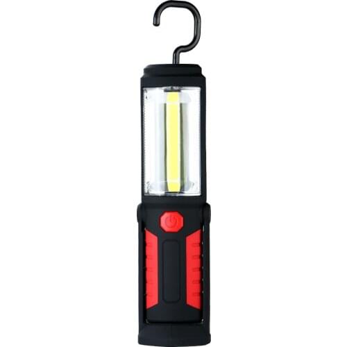 RV Camper Rechargeable COB LED Portable Torch Lamp Magnet Night Work Light Bracket Hook Camping Hiking Lamp Outdoor Accessories
