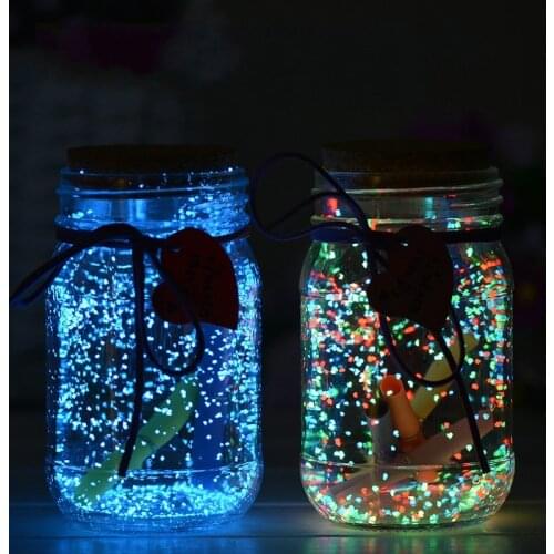 Glow Gravel Luminous Noctilucent Sand Fish Tank Aquarium Fluorescent Particles Party Decoration DIY Glow In The Dark Supplies
