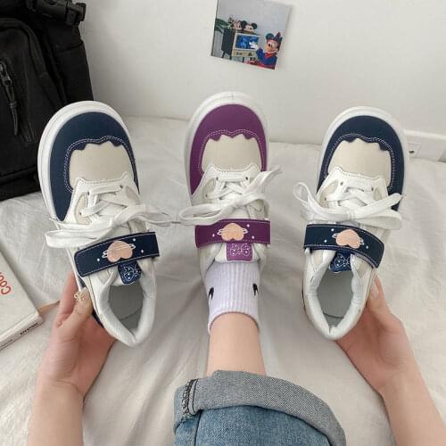 Shoes Woman 2021 New Korean Version of Womens Wild-Style Platform Round-Toe Shoes Luxury Fashion Cute Monitor