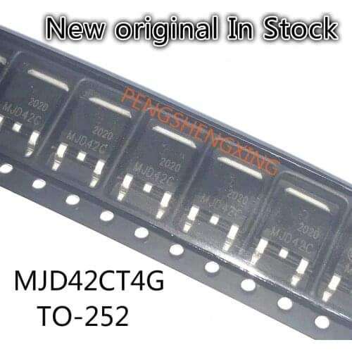 10PCS/LOT J42CG MJD42CT4G MJD42C TO-252 New original spot hot sale