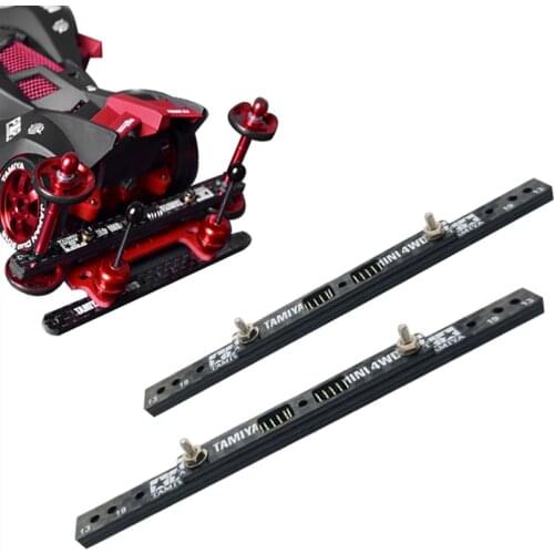 2019 hot Carbon Fiber Front/Rear Roller Stay Reinforcing Plate with Two Springs 15497 for Tamiya Mini 4WD Racing Car Model