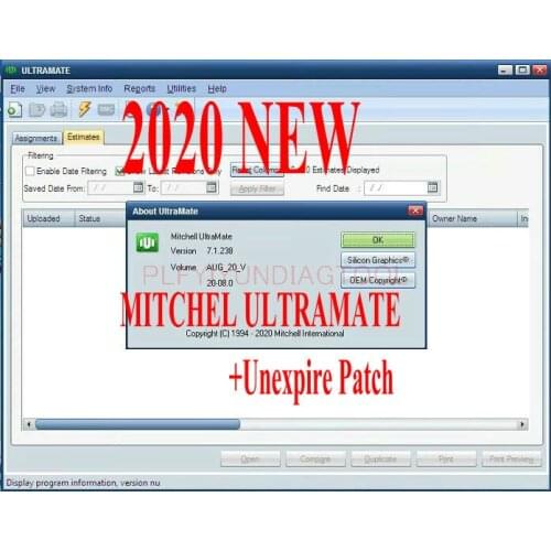 2021 December version forMITCHEL ULTRAMATE 7 COMPLETE ADVANCED ESTIMATING SYSTEM Dec 2020 (12/20) + time stopper for unexpire
