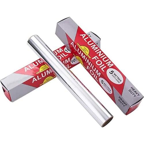 5/10M*30cm Tin Foil Paper Food Pack Cook Baking BBQ Grill Silver Baking Tinfoil Paper Sheet Roll Barbecue Cooking