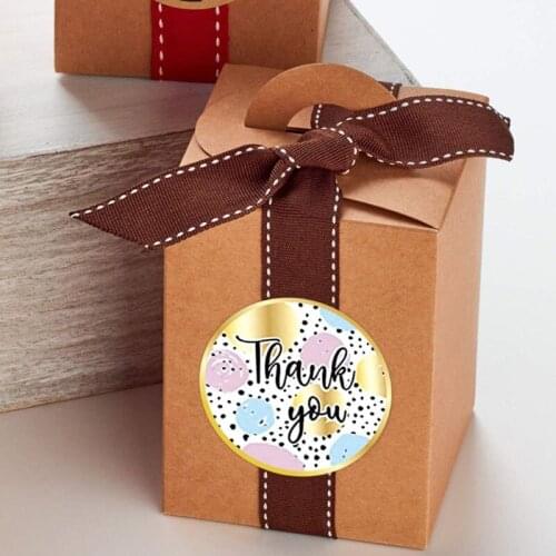 500pcs Floral Thank You Sealing Label Baking Seal Sticker Envelope Cards Gift Packaging Supplies Scrapbooking Sticker