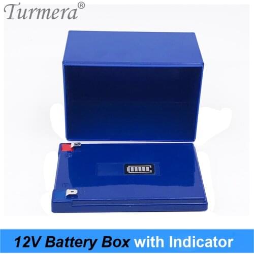 Battery Box Storage12V 21Ah Case with Capacity Indicator Build 28Piece 18650 Battery for Uninterrupted Power Supply 12V Turmera