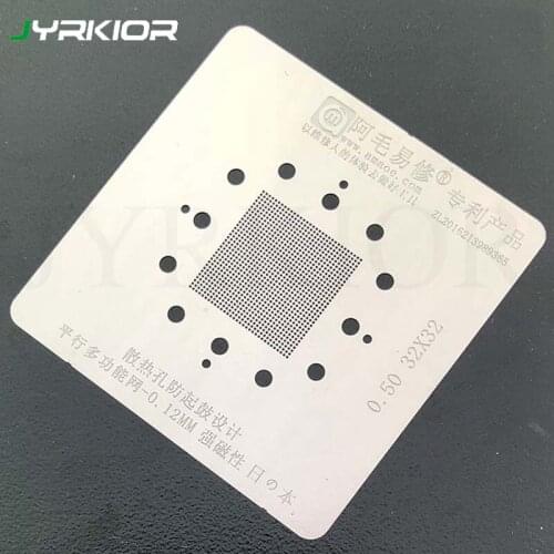 Jyrkior Multi-functional Unverisal BGA Reballing Stencil Plant Tin Template Multiple Holes For Mobile Phone BGA Chip Repair