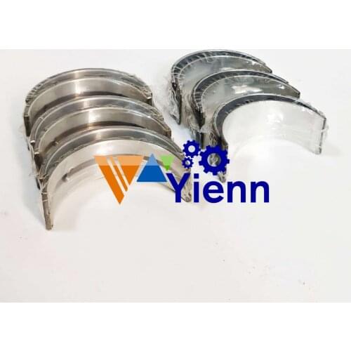 3D70E Crankshaft And Connect Rod Bearing Set For Komatsu Loader Excavator Tractor Engine Spare Parts