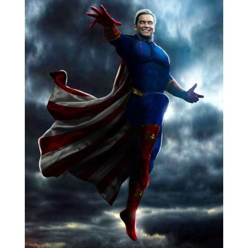 Homelander/The Deep/A-Train Cosplay Costume Halloween Costumes The Seven Boys Homelander Super Hero Costumes suit For Adult/Kids