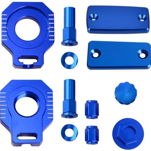 Motorcycle Brake Clutch Reservoir Cover Axle Blocks Oil Filler Plug Rim Cap For Husqvarna FX350 FX450 TX300 FX 350 450 18-21