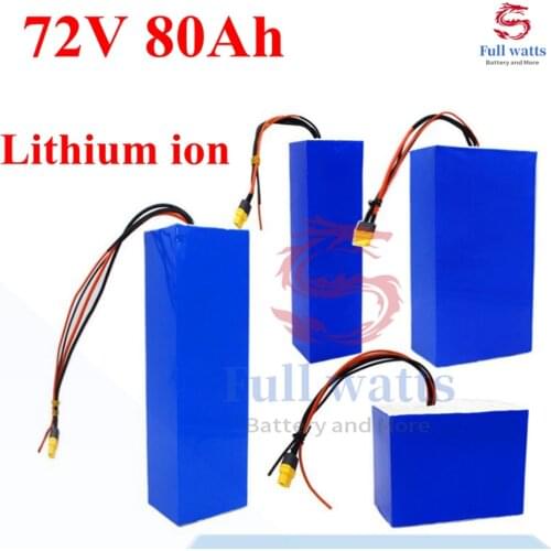 72v 20AH 30AH 40AH 60AH 2000W 3000W lithium Ebike battery pack 72V Scooter Battery with charger