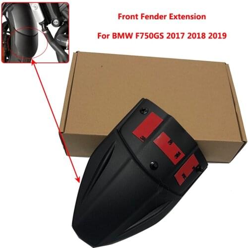 New Arrival!For BMW F750GS F 750 GS F750 GS 2017 2018 2019 Black Motorcycle Front Mudguard Extender Fender Splash Extension Pad