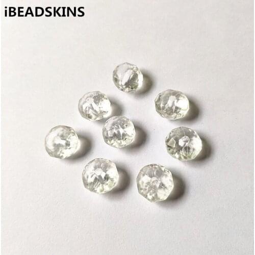 New arrival! 13x9mm 550pcs/lot Clear Acrylic Faceted wheel shape Spacer beads for Necklace,Earrings parts,hand Made Jewelry DIY