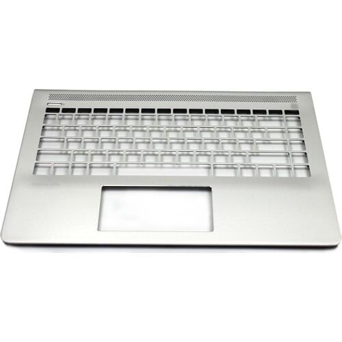 New Original For HP Pavilion 14-BF Series Laptop Palmrest Upper Case Keyboard Bezel Silver 933313-001