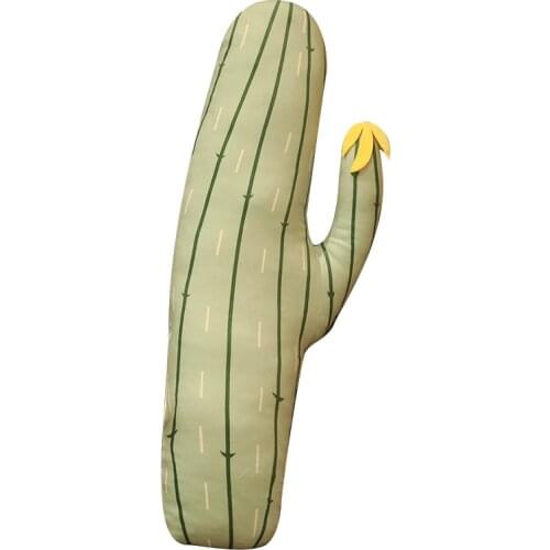 60-140CM Cute Cartoon Cactus Plush Pillow Stuffed Soft Dolls Plant Toys Kawaii Long Sleeping Pillow Sofa Cushion Gift Home Decor