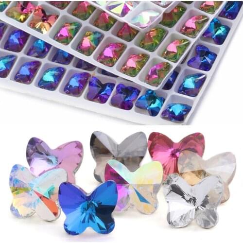 Swarovsky 9*10mm High Quality Stones and Crystals Strass Pointback Craft Crystal ForFor Nail Decoration