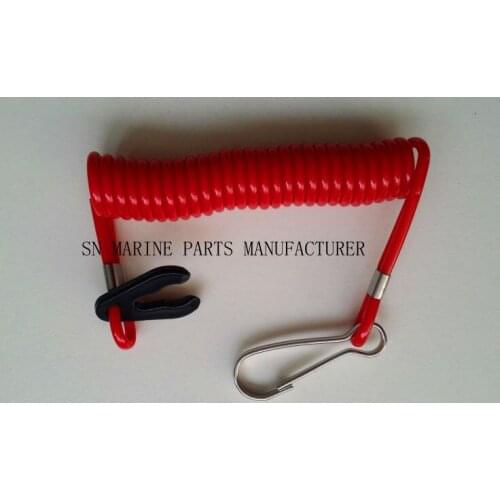 Outboard Motors Parts,Boat Engine Safety Kill Stop Switch Lanyard for YM / HD / Tohatsu