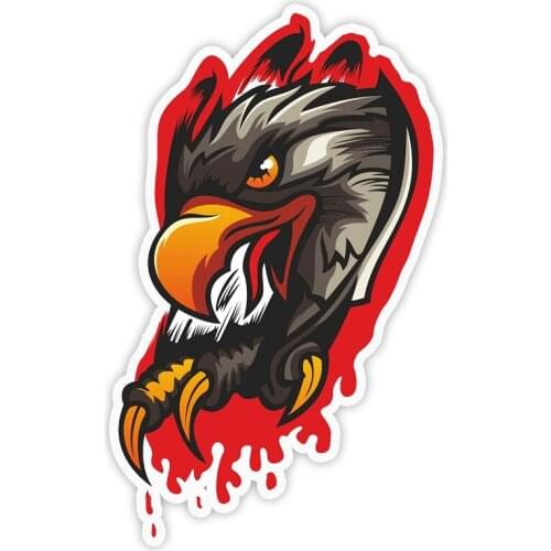 10708# Various Sizes Removable Decal Eagle Sticker Waterproof Accessories on Bumper Rear Window Laptop