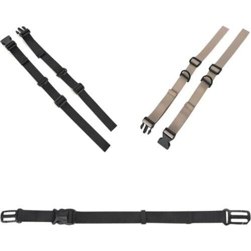 2Pcs/Pair Adjustable Nylon Backpack Chest Harness Strap Webbing Sternum Clip Replacement Anti-Slip Tape With Quick Release D