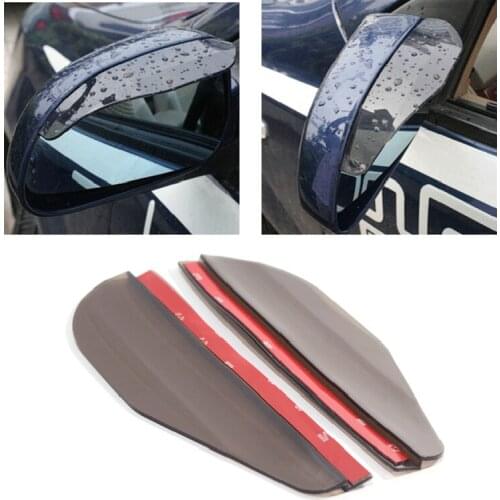 2Pcs Car Rear View Mirror Rain Eyebrow Rain Shield Shade Cover Protector for Opel Astra VAUXHALL MOKKA Zafira Insignia Vectra A