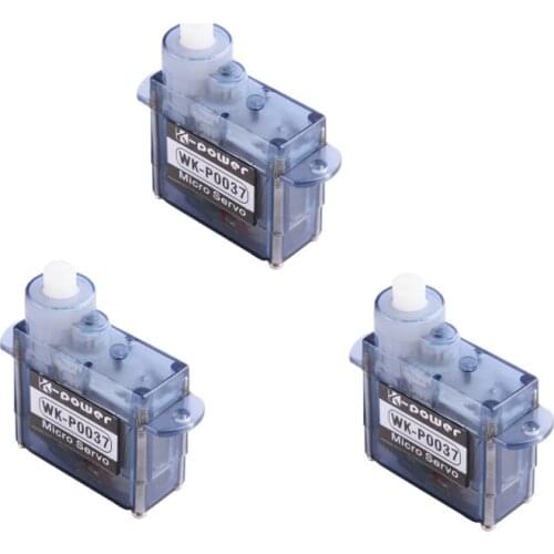 3PCS K-power P0037 Analog Servo 3.7g High Speed Coreless Motor Mini/Micro Servo for RC Toy Car Parts Airplane