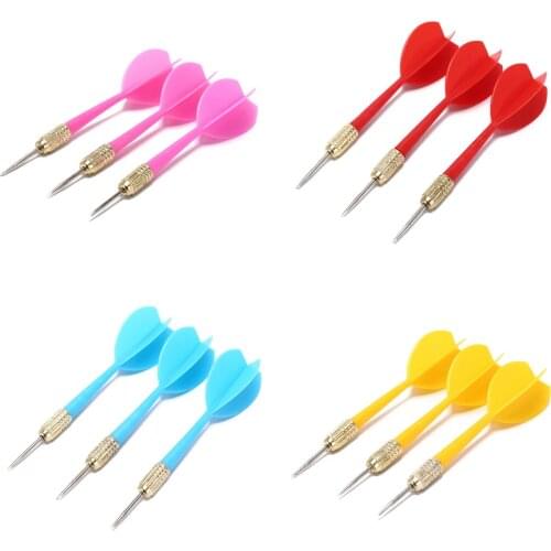 5pcs/lot Colored Plastic Darts Throw Indoor Game Sports Entertainment Game Darts Supplies Dart Stick New