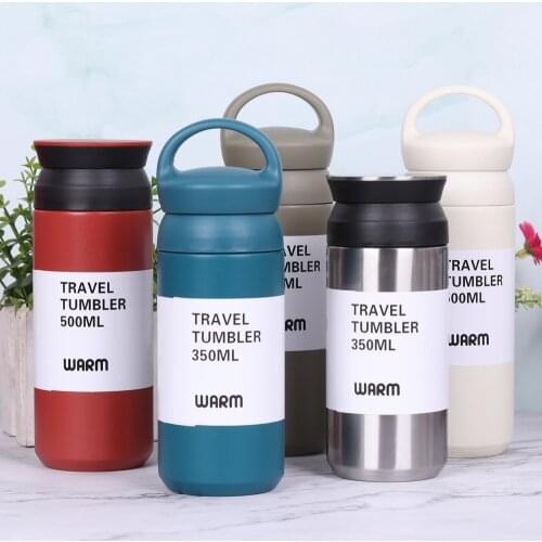 350/500ML Double Stainless Steel Vacuum Flasks Travel Insulation Coffee Mugs Thermol Bottle Car Thermos Water Bottle Thermocup