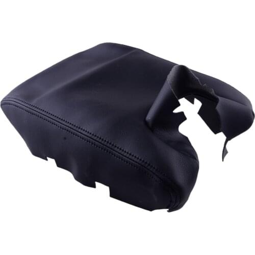 Car Interior Black Central Console Lid Armrest Cover Protector Microfiber PU Fit for Acura TL 2009 2010 2011 2012 Accessories