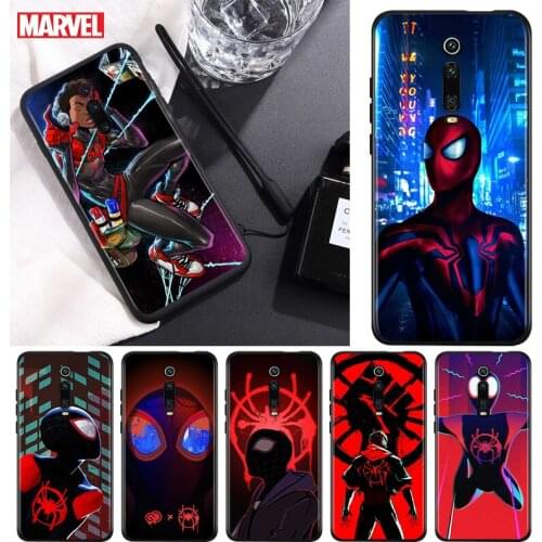 Super Hero Marvel Avengers Spider-Man For Xiaomi Redmi 9T 9I 9AT 9A 9C 9 8A 8 7A 7 6A 6 5A 5 4X PRO Prime Plus Black Phone Case